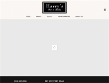 Tablet Screenshot of harrysbarandtables.com